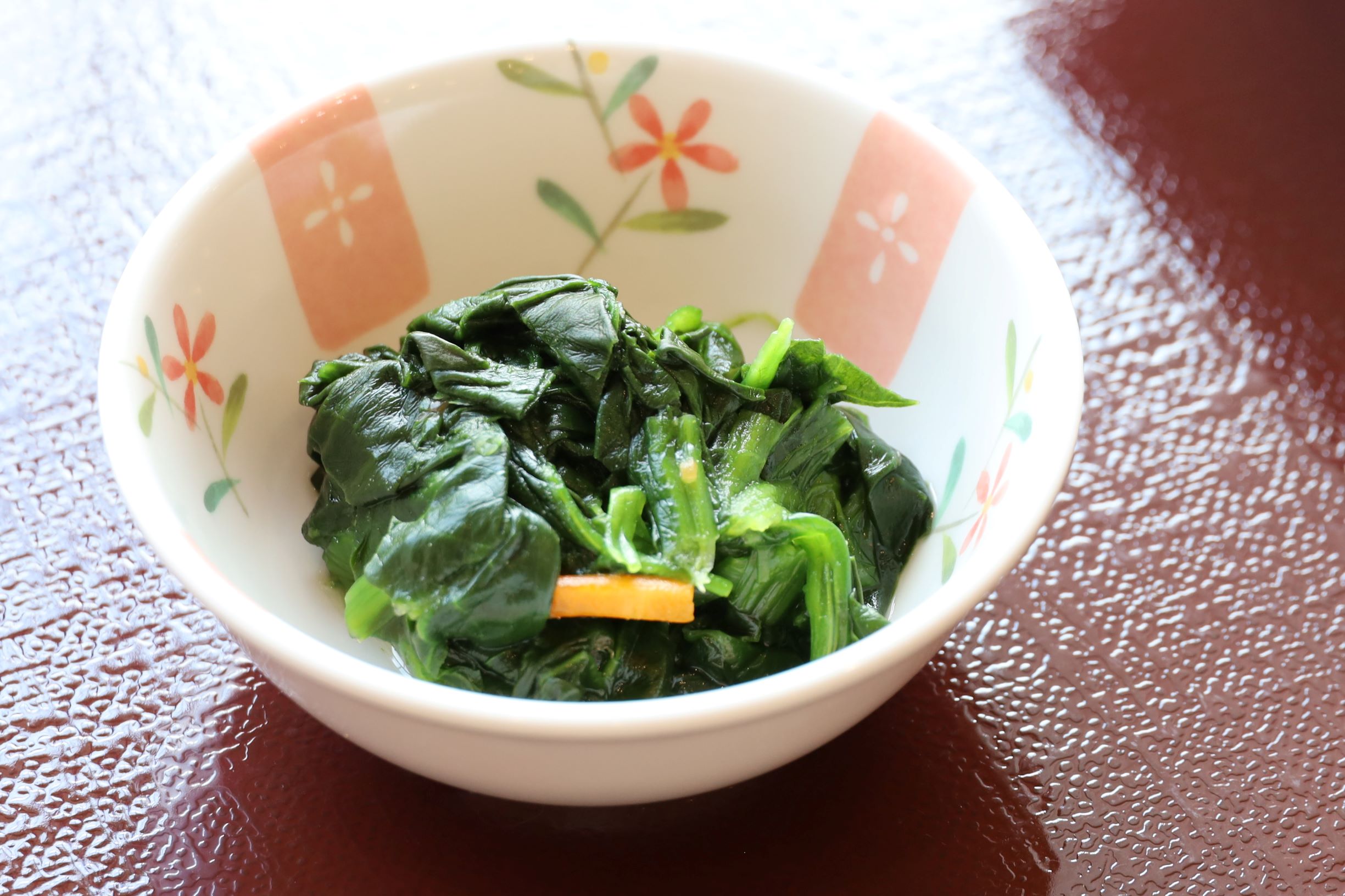 ほうれん草の辛子和え