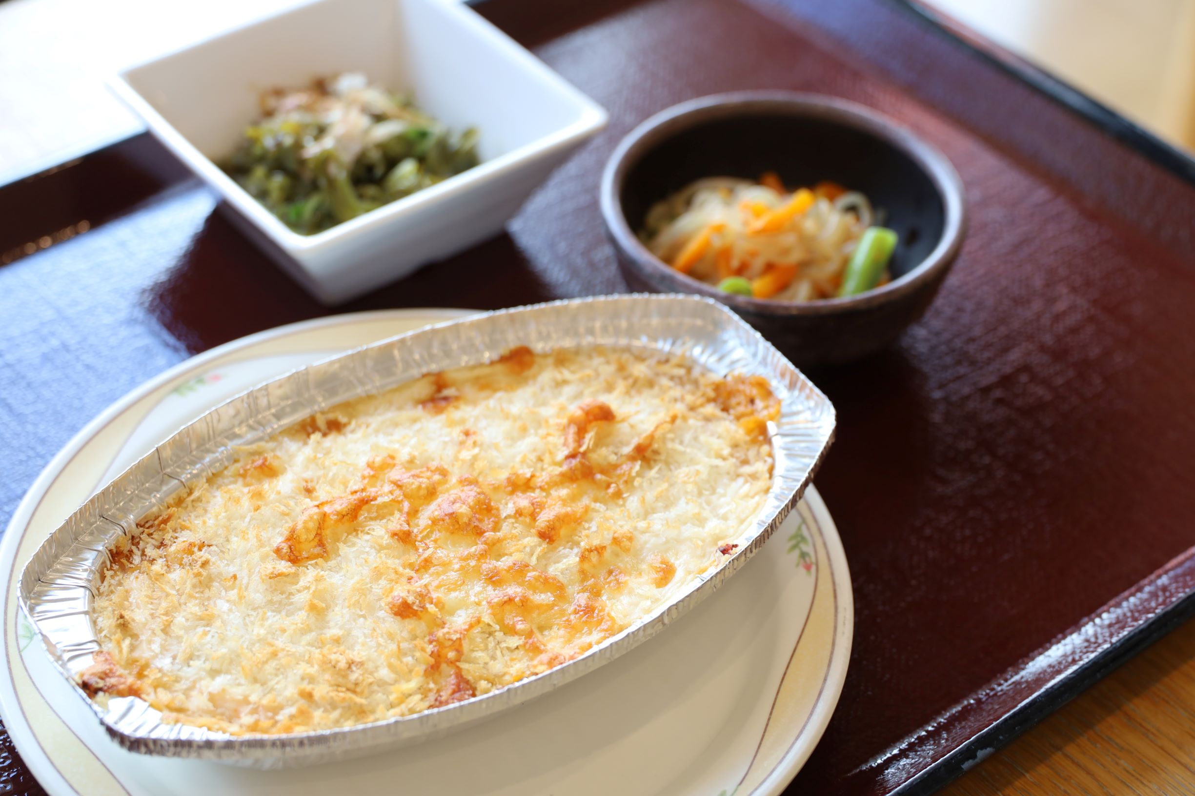 9月5日（土）
昼食　A食　里芋のミートグラタン
