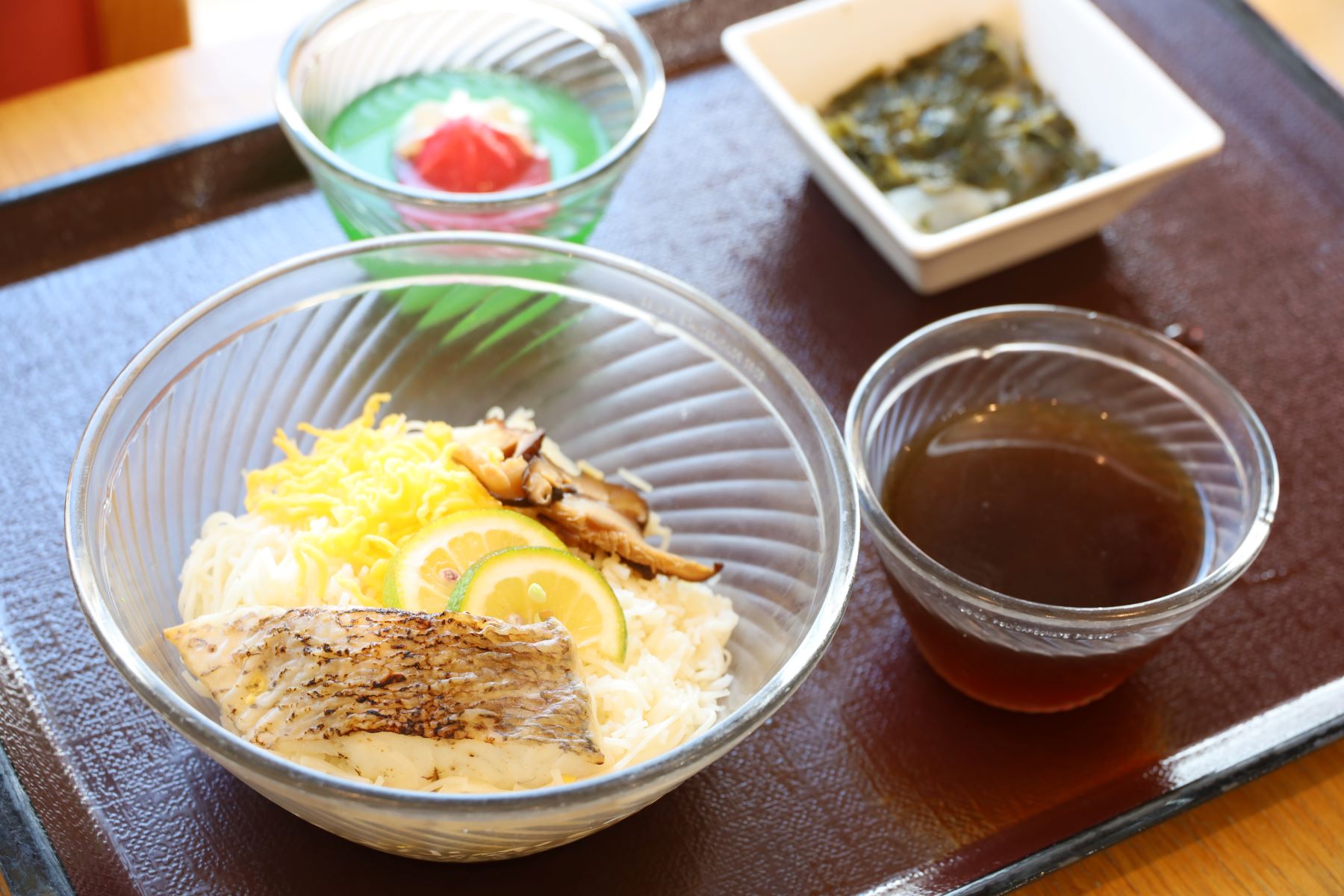９月3日（木）昼食
A食　鯛とカボスのさっぱりそうめん