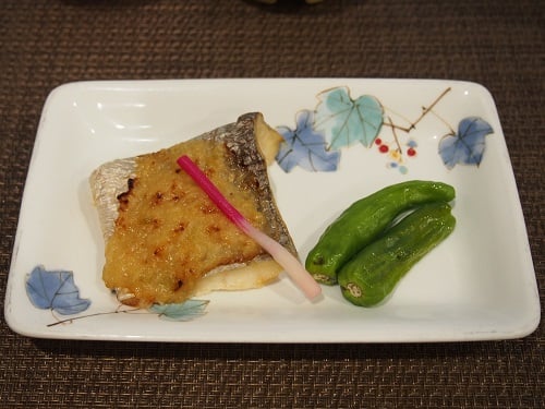 太刀魚の葱味噌焼き
