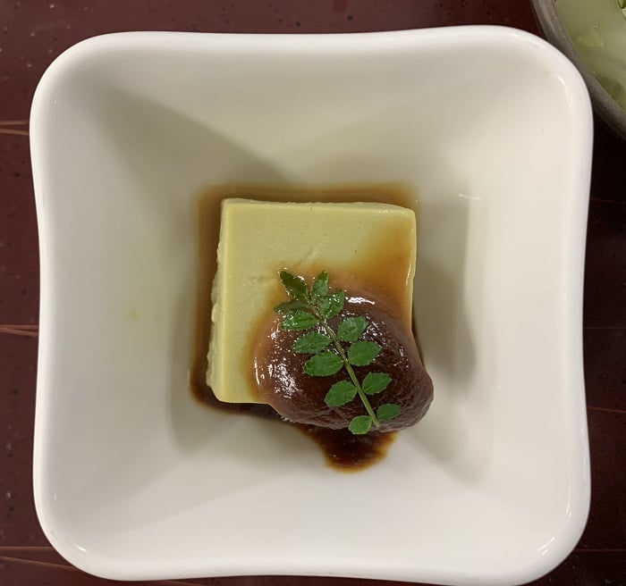 抹茶胡麻豆腐