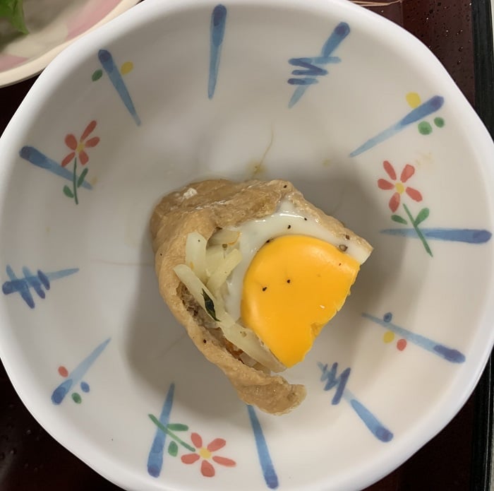 野菜いなり玉子
