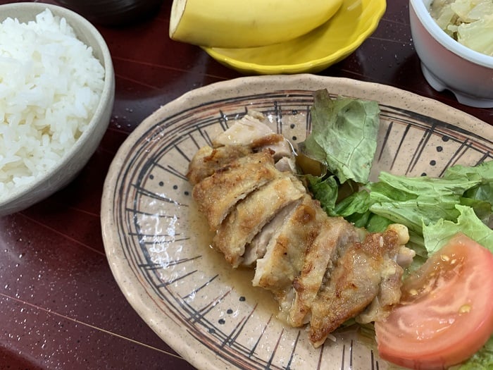 【昼食】鶏肉のソテー～山葵醤油ソース～