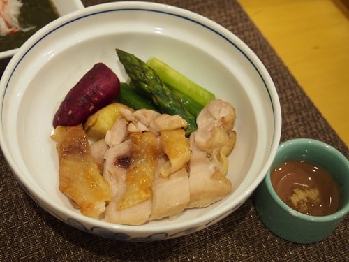 B食：健味鶏のソテー胡桃ソース