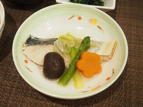 B食：鰆の野菜蒸し