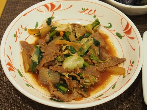 A食：牛肉甘辛焼き