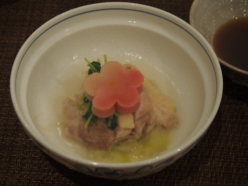 B食：健味鶏の酒蒸し
