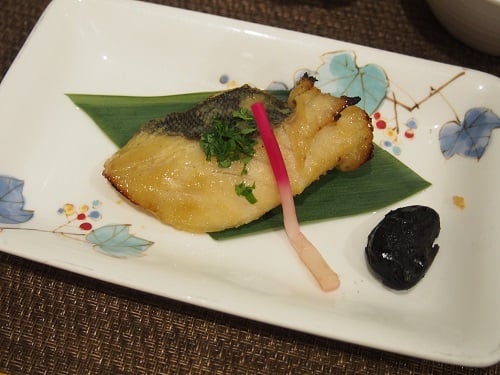 B食：すずき木の芽焼き