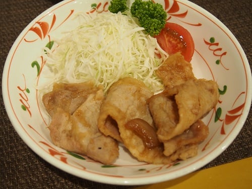 A食：豚生姜焼き