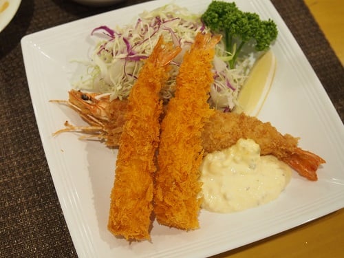B食：海老フライ