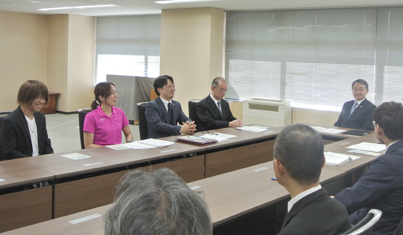 市長へ報告