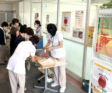 ベジスコア測定会の様子