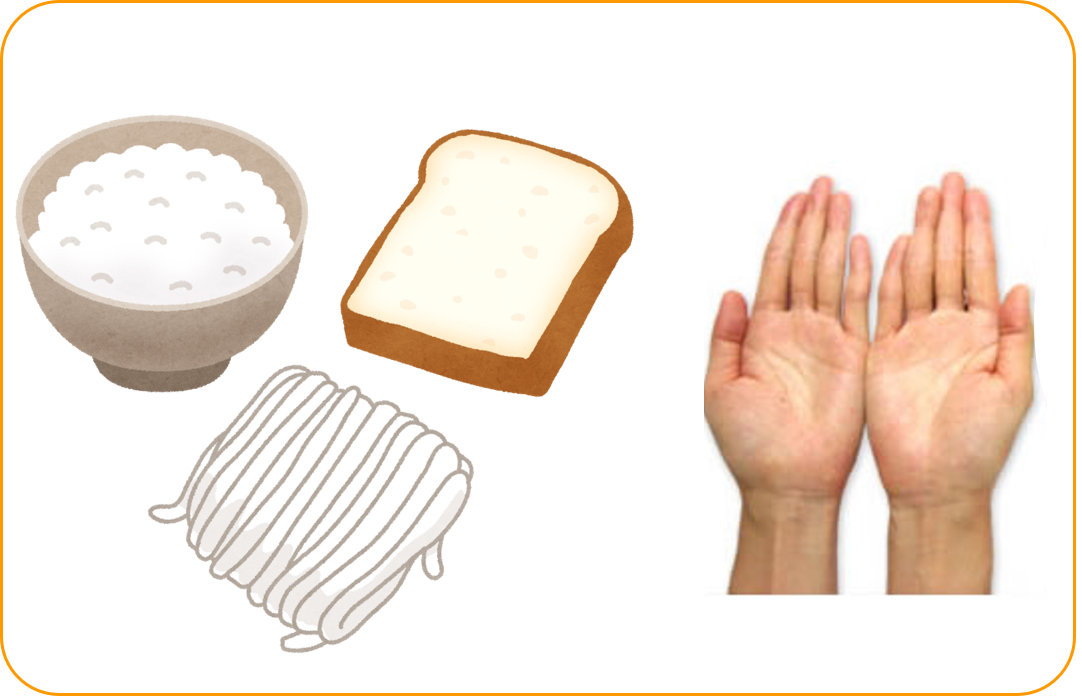 主食の適量